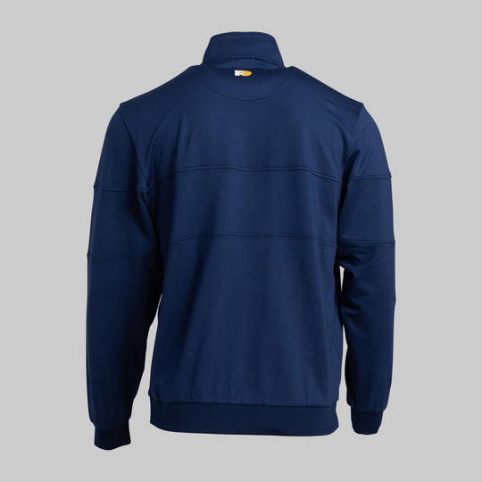 French Terry Quarter Zip - Pageant Blue