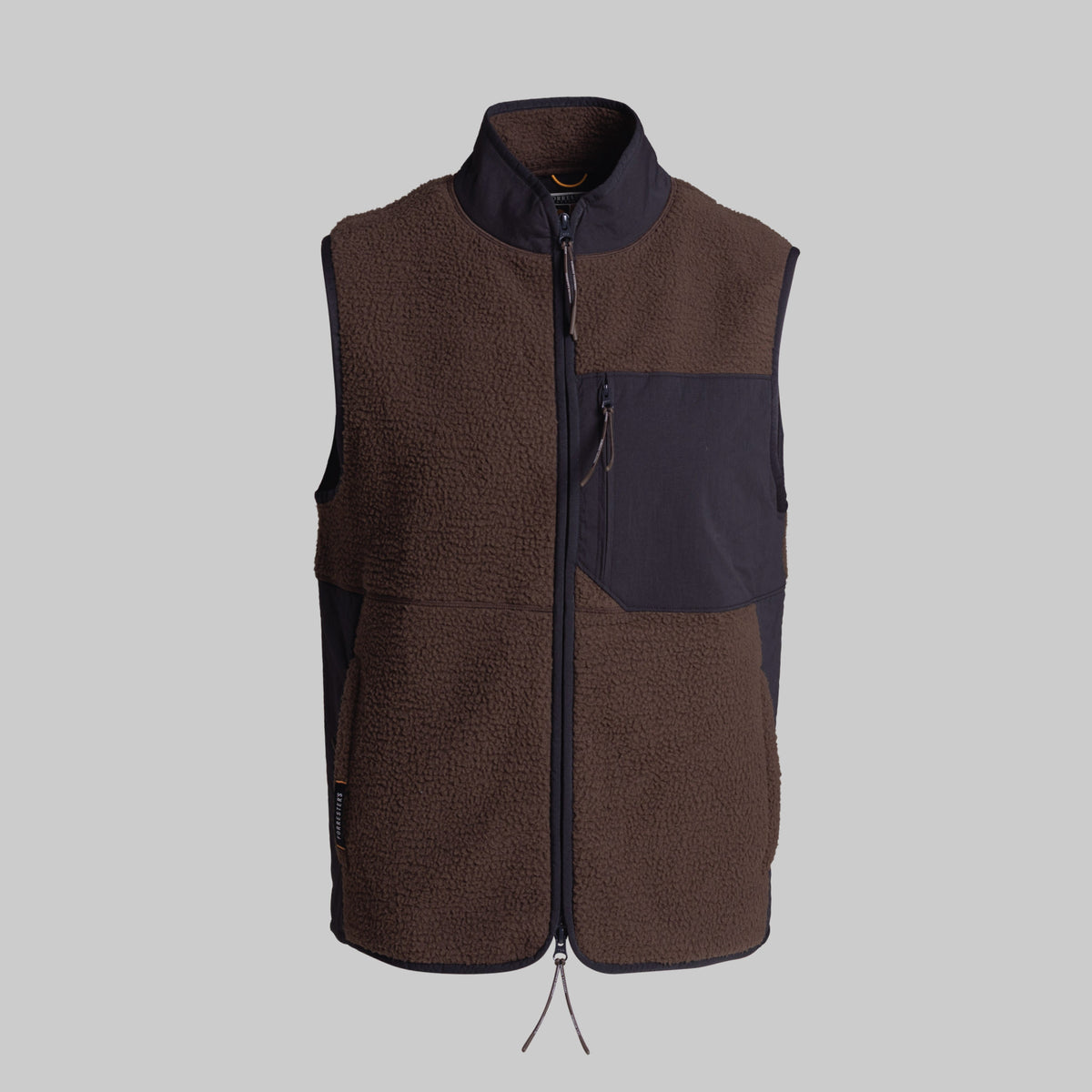 Fleece Vest - Timber Brown/Jet Black