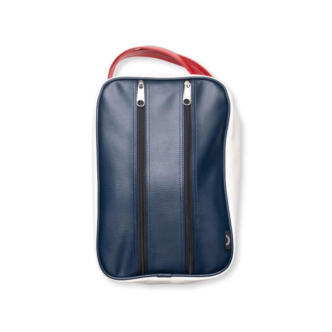Classic Shoe Bag - Navy/White/Red